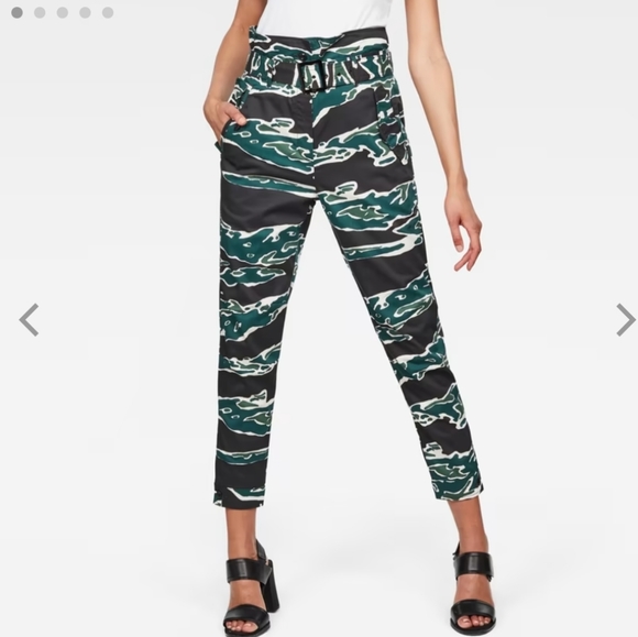 G-Star ROVIC HIGH WAIST PAPERBAG Pants - Picture 1 of 15